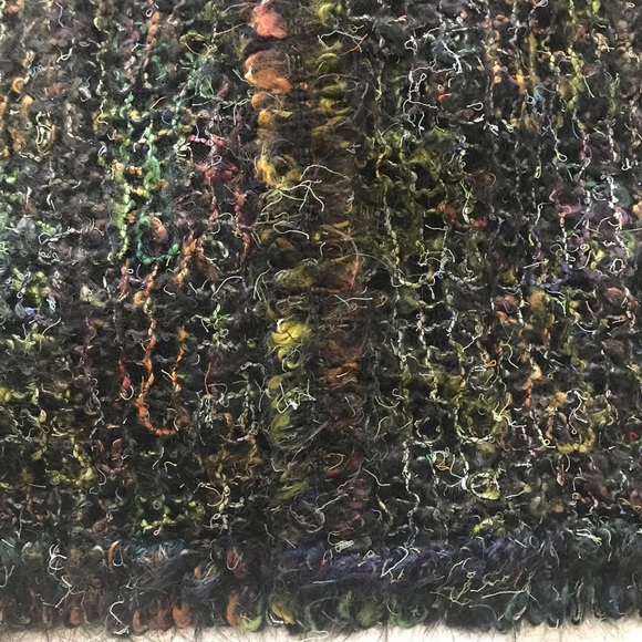 Authentic CHANEL 🦄 Runway Multicolor Mohair Fringe Tweed Blazer Jacket 38/4 - Picture 8 of 12